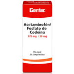 ACETAMINOFENCODEINA 325 MG30 MG TAB X 30 UNI drogueria la de todos Colombia