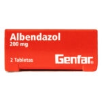 ALBENDAZOL TAB 200 mg CJAX2 – GENFAR drogueria la de todos Colombia