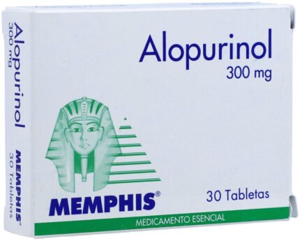 ALOPURINOL TAB 300 MG X 30 UNI drogueria la de todos Colombia