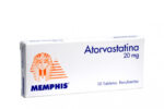 ATORVASTATINA 20 MG CAJA x 10 TABLETAS MEMPHIS drogueria la de todos Colombia