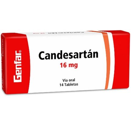 CANDESARTAN 16 MG CAJAX14 TABLETAS - GENFAR drogueria la de todos Colombia