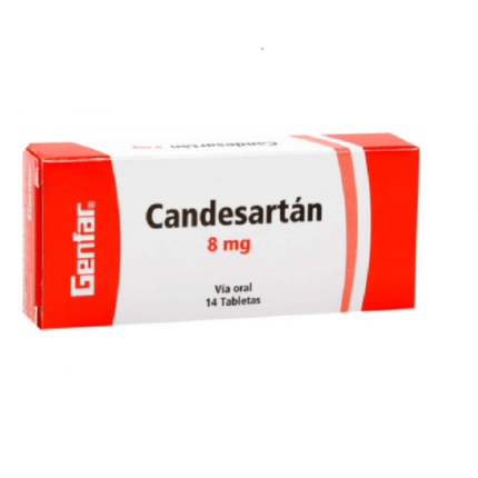 CANDESARTAN 8 MG CAJA X 14 TABLETAS - GENFAR drogueria la de todos Colombia