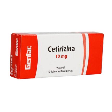 CETIRIZINA 10 MG CAJA X 10 TABLETAS - GENFAR drogueria la de todos Colombia