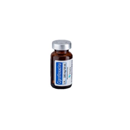 CIPROFLOXACINA 100 MG10 ML SOLUCION INYECTABLE drogueria la de todos Colombia