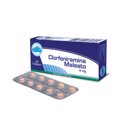 CLORFENIRAMINA MALEATO 4 MG X 20 TABLETAS COASPHARMA drogueria la de todos Colombia