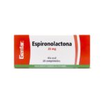 ESPIRONOLACTONA 25 MG CAJA X 20 TABLETAS - GENFAR drogueria la de todos Colombia