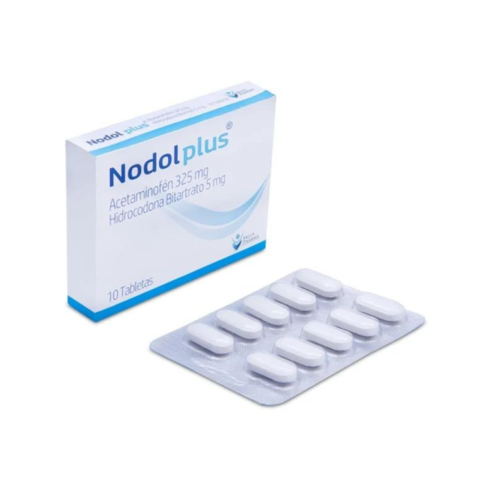 NODOL PLUS ACETAMINOFEN 325 MG HIDROCAINA BITARTRATO 5MG drogueria la de todos Colombia