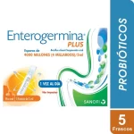 Enterogermina Plus Suspensión Oral Caja Con 5 Frascos De 5 Ml C/U