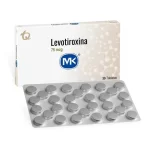 LEVOTIROXINA MK Tabletas 75Mcg Oral Caja con 30 Unidades