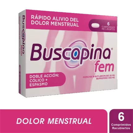 BUSCAPINA FEM TAB X 6 UNI