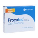 Procatec Ciprofloxacina 500 Mg X 10 Tabletas Recubiertas.