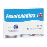 FEXOFENADINA 120 MG TABLETA RECUBIERTA