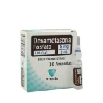 Dexametasona 8 mg / 2 mL Caja Con 10 Ampollas