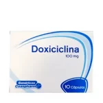 Doxiciclina 100 mg Caja Con 10 Cápsulas