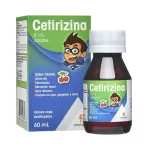 Cetirizina Jarabe 0.1% Sabor Cereza Frasco Con 60 mL
