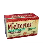 Mieltertos Caja Con 12 Sobres Con 4 Caramelo Duros Masticables