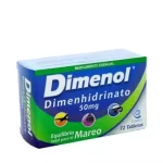 Dimenol 50 Mg Caja Con 72 Tabletas