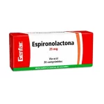 Espironolactona 25 mg Caja Con 20 Tabletas