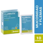 CAJA - FLUIMUCIL 600 MG GRANULADO CAJA X 10 SOBRES